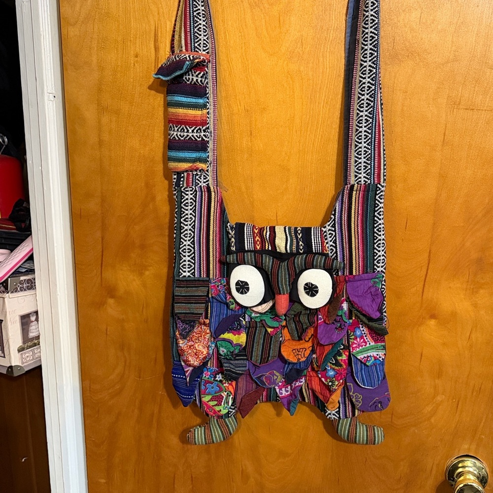 Boho Owl Crossbody Purse - Picture 3 of 9